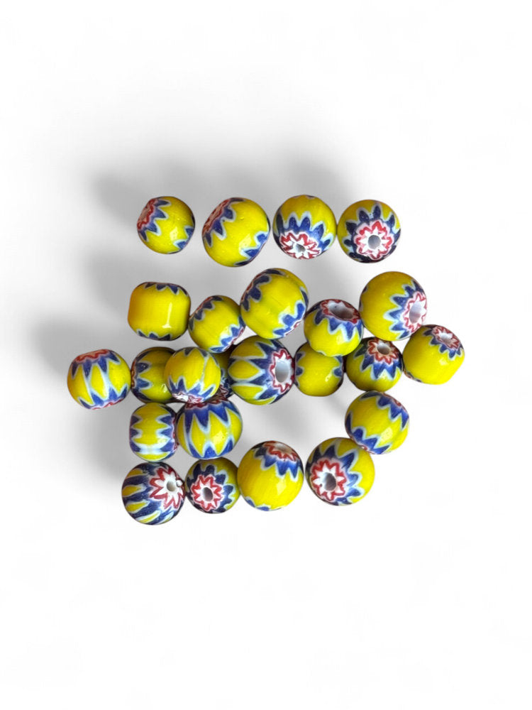 Chevron Indian Glass Beads