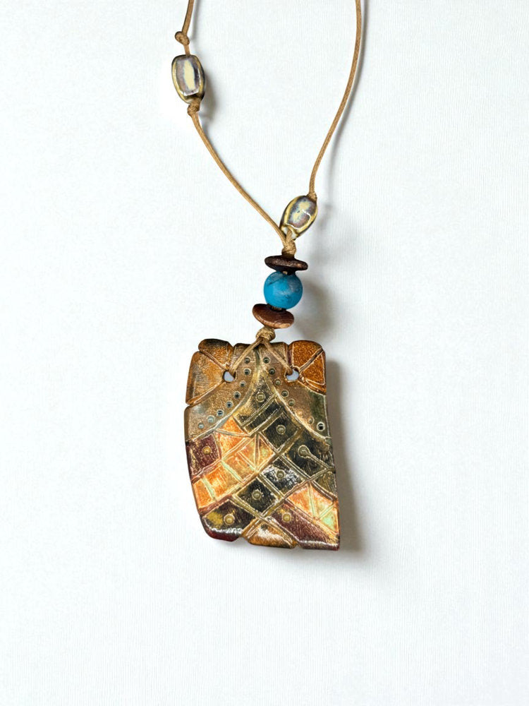 Collar Patchwork Earth