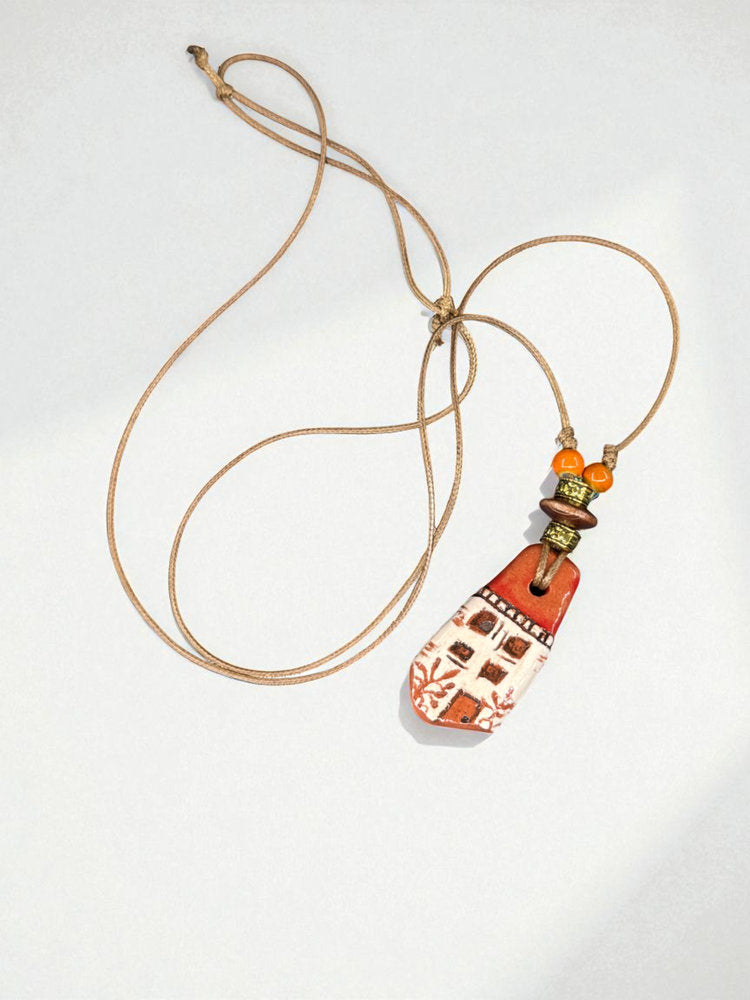 Abstract House Pendant
