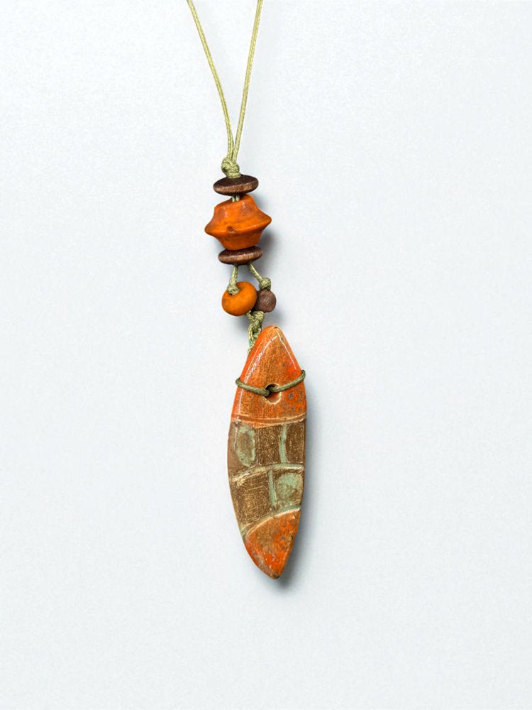 Checkerboard Fish Necklace