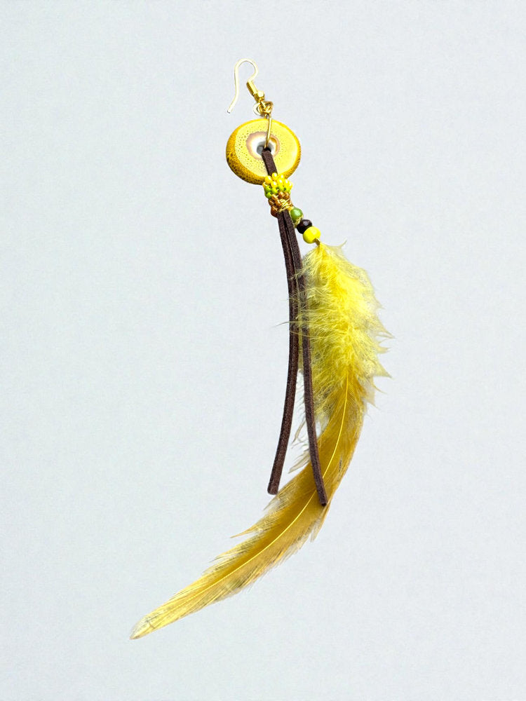 Aretes de Pluma