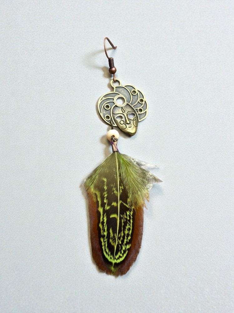 Aretes de Pluma