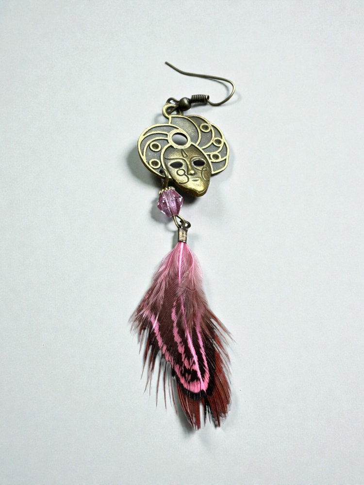 Aretes de Pluma