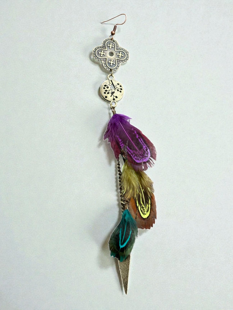 Aretes de Plumas