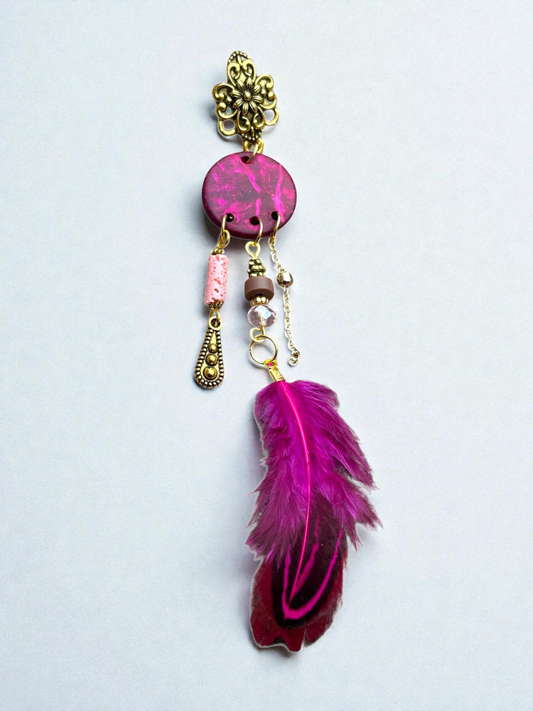 Aretes de Pluma