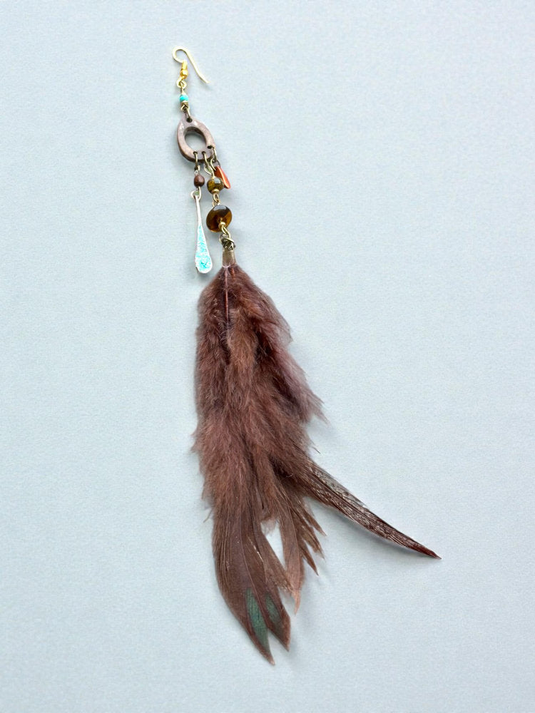 Aretes de Pluma