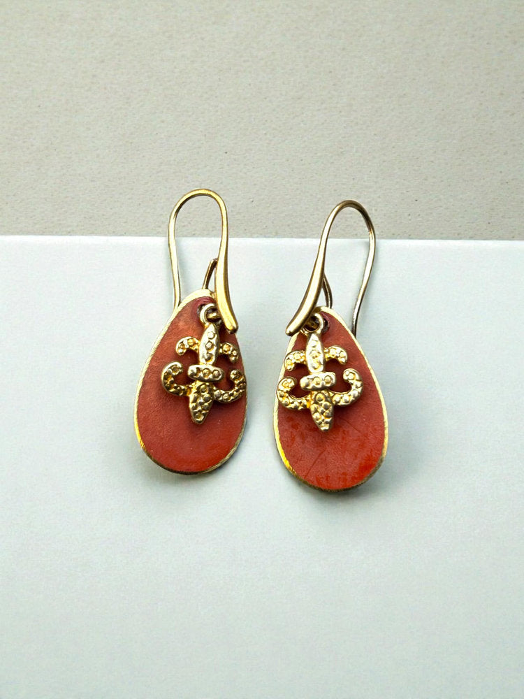 Aretes Fleur-de-lis
