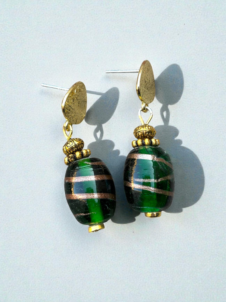Aretes a Rayas