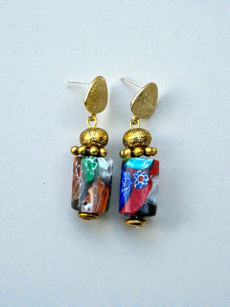 Aretes Millefiori