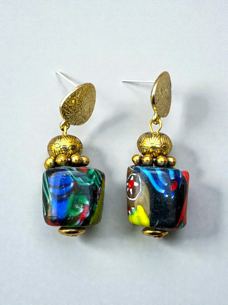 Aretes Millefiori
