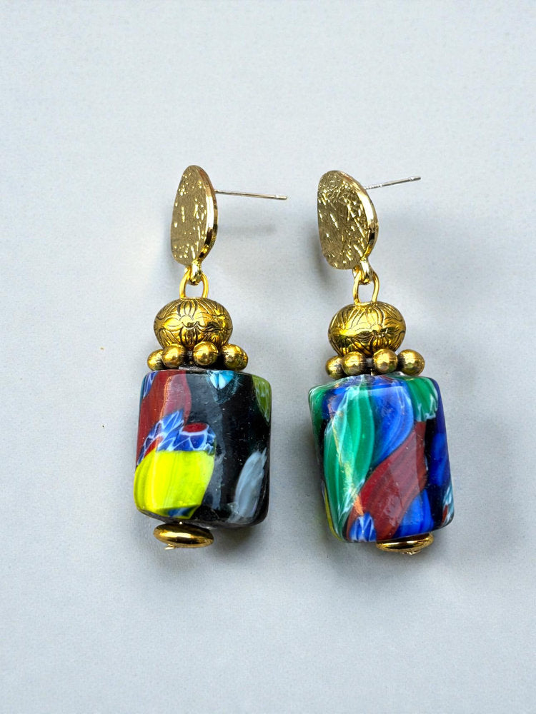 Aretes Millefiori