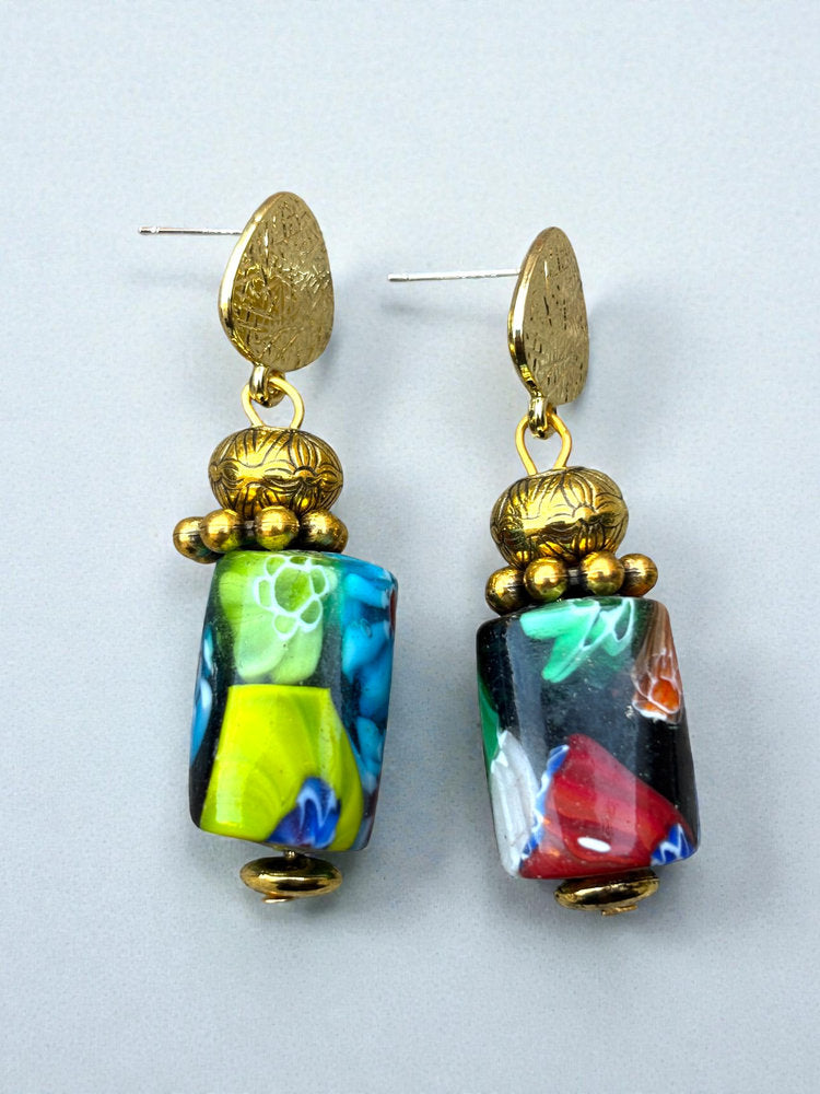 Aretes Millefiori