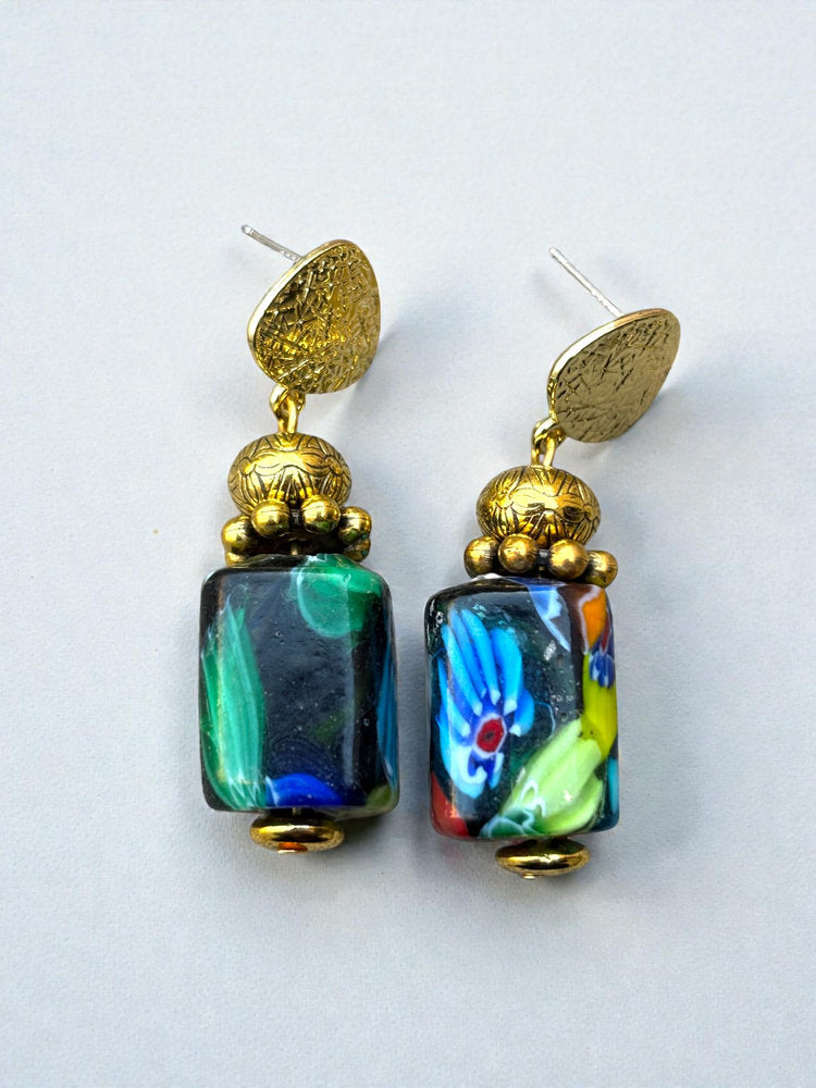 Aretes Millefiori