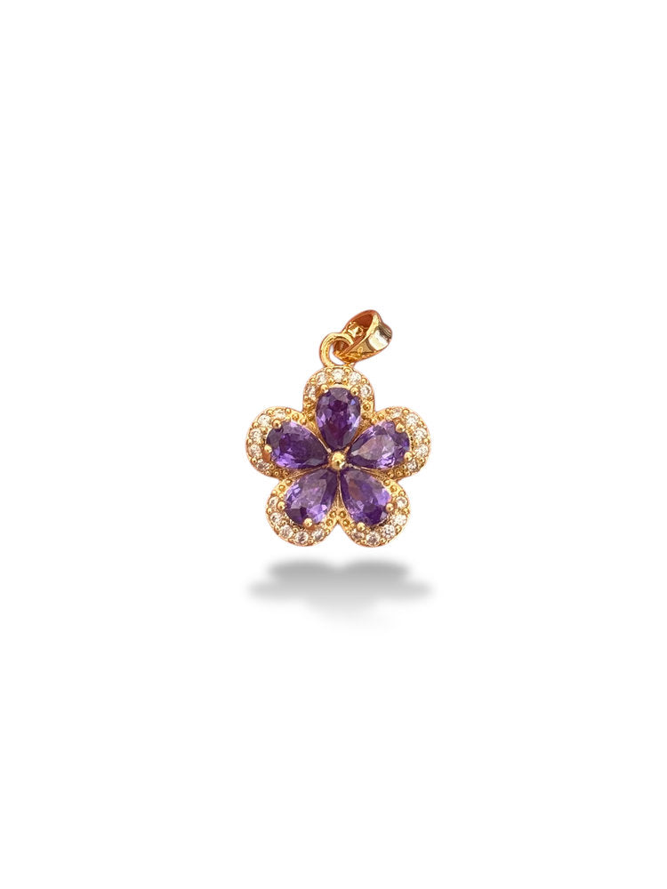 Flower Charm Gold Plated
