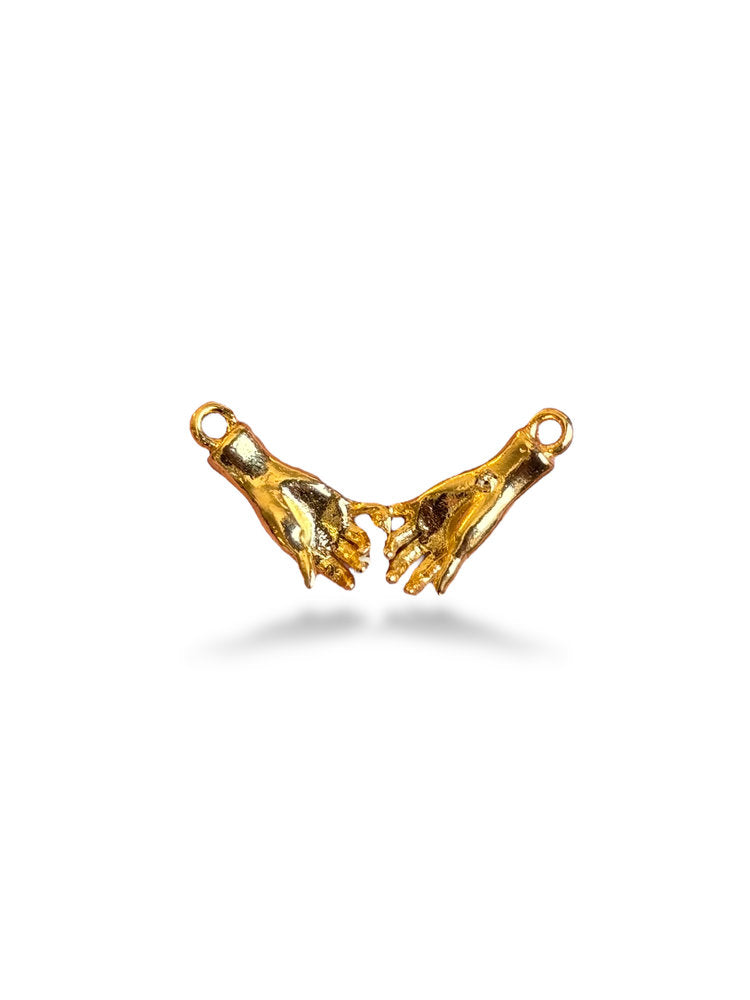 Hand İn Hand Charm Gold Plated