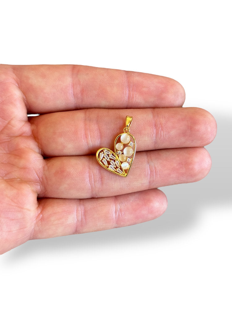 Heart Charm Gold Plated