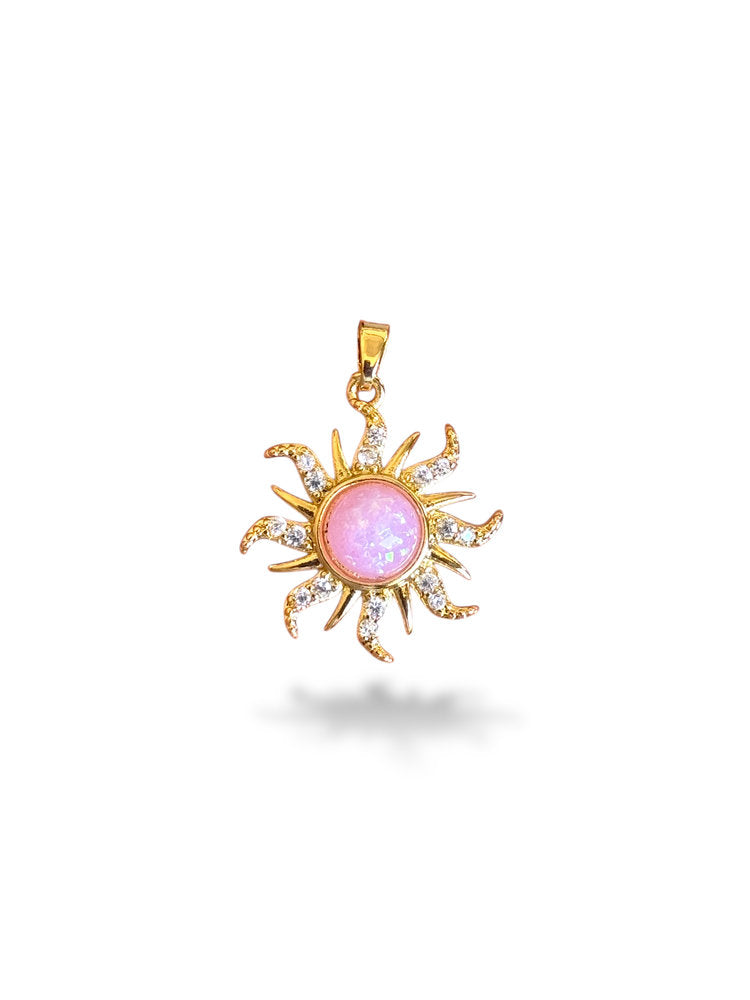 Sun Charm Gold Plated