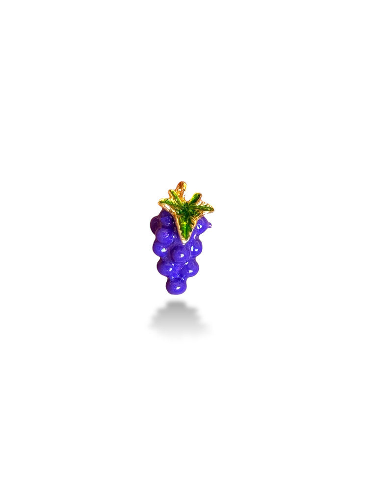 Enamel Glass Gold Plated Charm