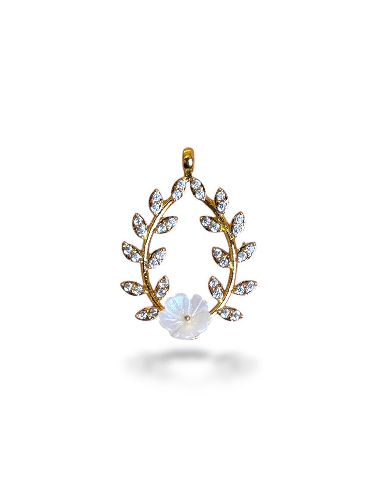 Flower Charm Gold Plated