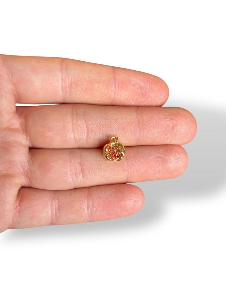 Pomegranate Charm Gold Plated