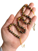 Piedra Natural Ojo de Tigre Facetada 8mm