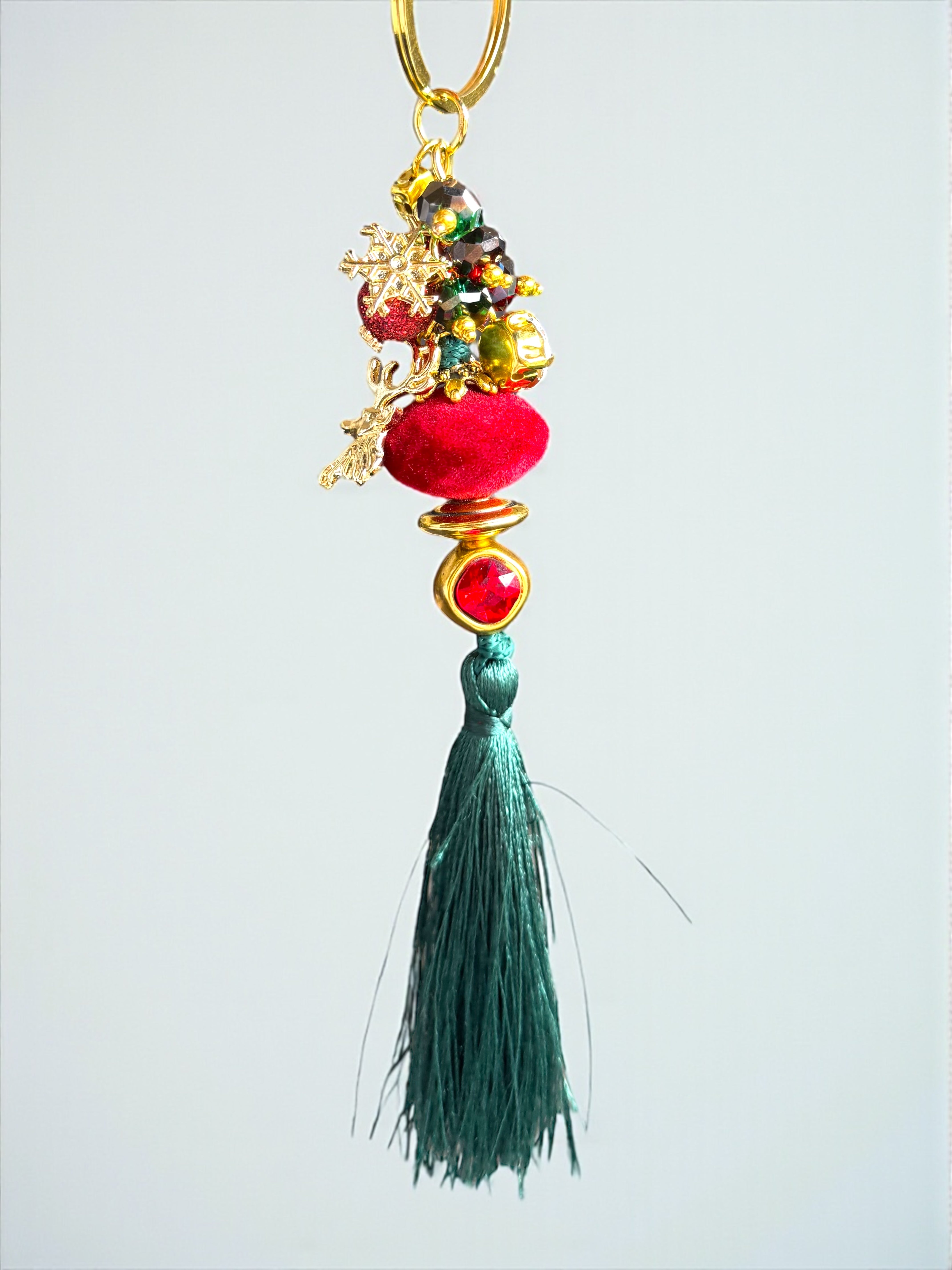 Holiday Tassel Keychain
