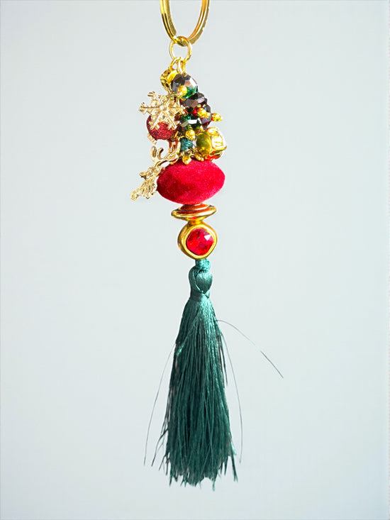 Holiday Tassel Keychain