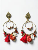 Aretes con Borlas