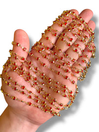 Gold Plated Heart Zircon Chain