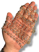 Gold Plated Heart Zircon Chain