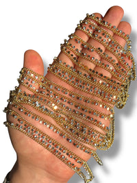 Gold Plated Star Zircon Chain