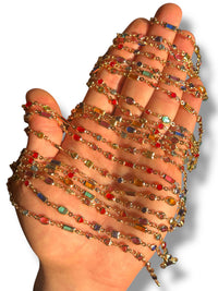 Gold Plated Zircon Chain