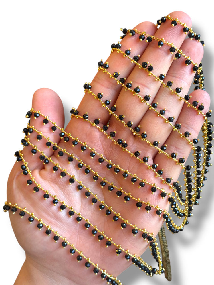 Gold Plated Zircon Chain