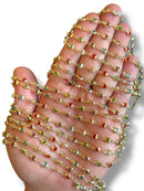 Gold Plated Heart Zircon Chain