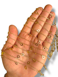 Gold Plated Circle Chain