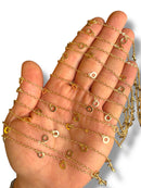 Gold Plated Circle Chain