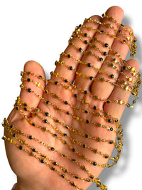 Gold Plated Zircon Chain