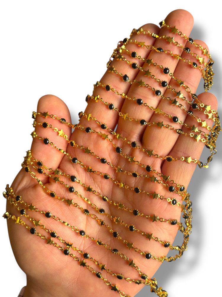 Gold Plated Zircon Chain