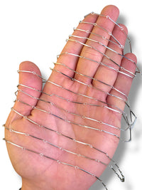 Cadena de Barras Chapada en Rodio