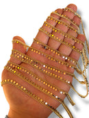 Gold Plated Star and Disc Chain