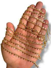 Gold Plated Triangle Drop Chain