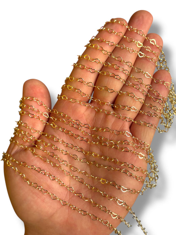 Gold Plated Heart Chain