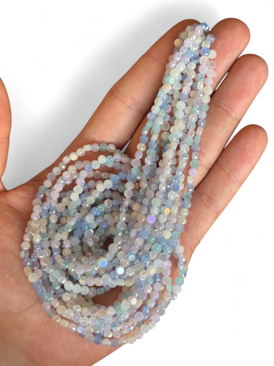 Crystal Beads Rondelle 4mm