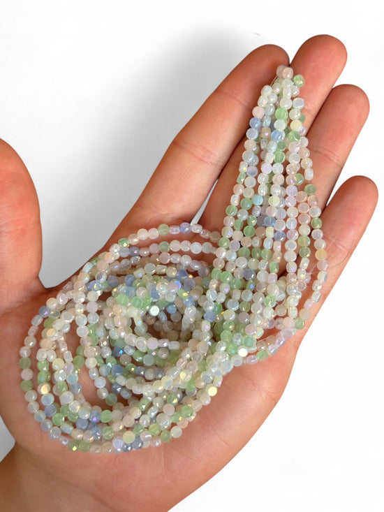 Cuentas de Cristal Rondelle 4mm