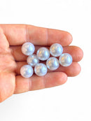 Plastic 12mm White Pearl