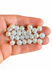 Plastic Swirl Cream Pearl