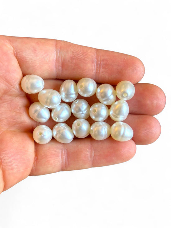 Plastic Baroque Cream Pearl