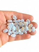 Plastic Coffee Bean White Pearl