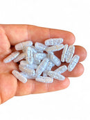 Plastic Luggage White Pearl