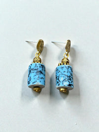 Aretes Marmolados